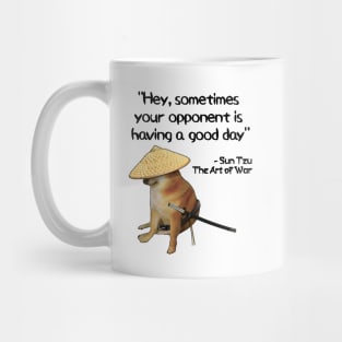 The Art Of War Meme CSGO Meme Samurai Doge Mug